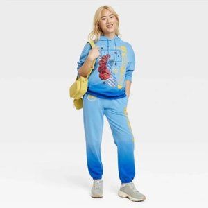 Women's NBA Warriors Oversized Graphic Hoodie - M